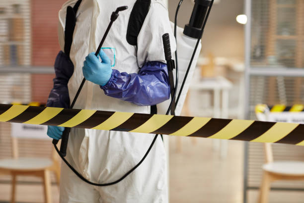 Professional Infectious Disease Decontamination technician working in Jurupa Valley, CA